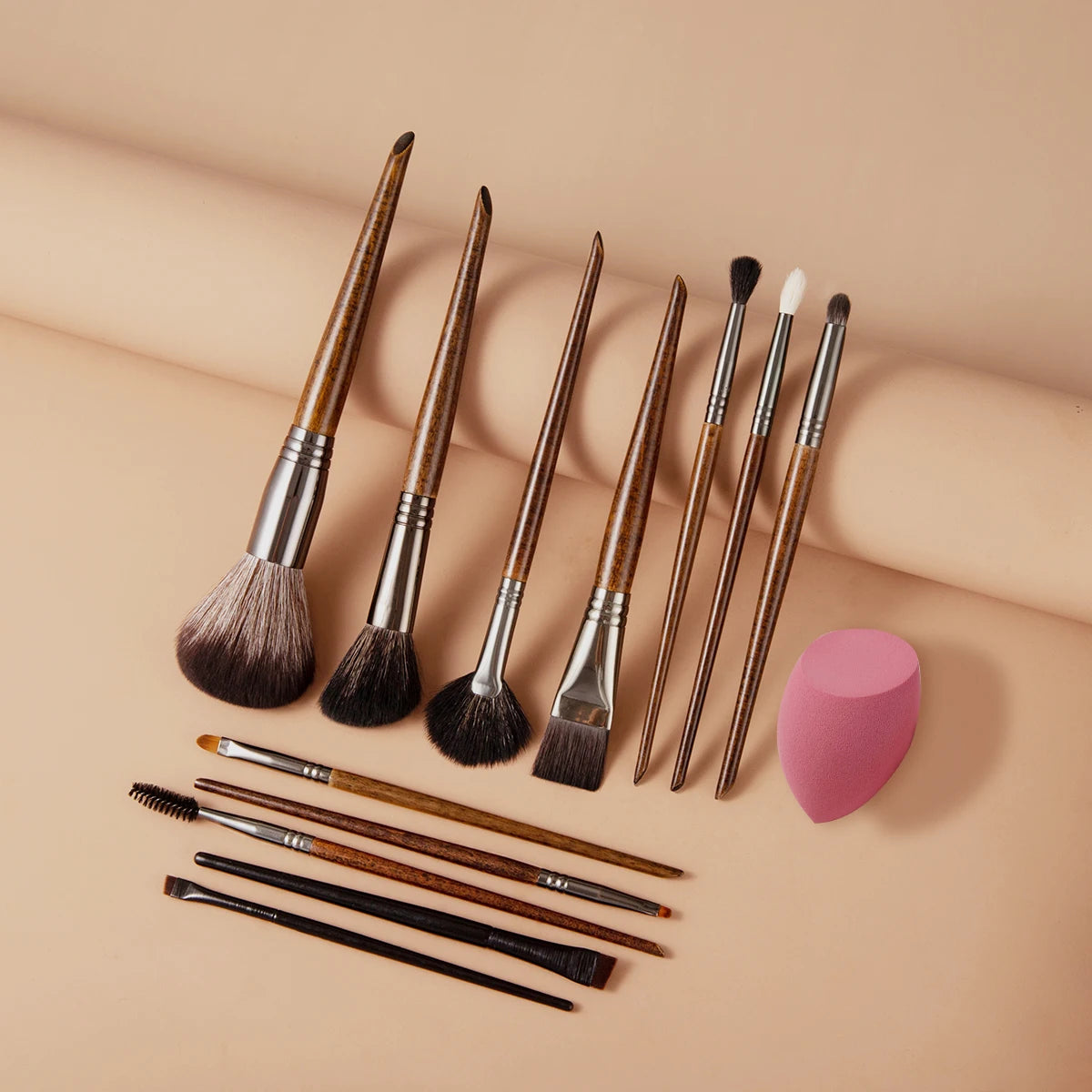 12 Piece Makeup Brush Set