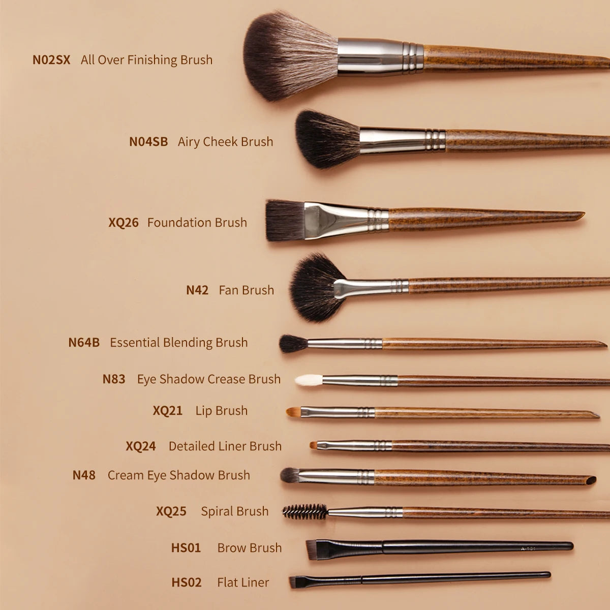 12 Piece Makeup Brush Set
